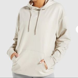 Gymshark Strobe Graphic Hoodie | White